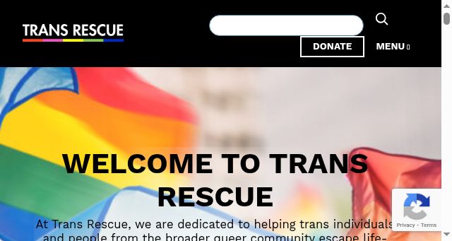 Screenshot of transrescue.org