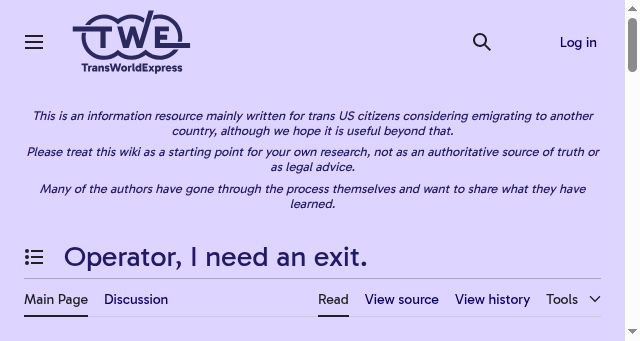 Screenshot of transworldexpress.org