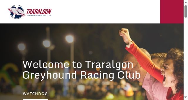 Screenshot of traralgongreyhounds.org.au