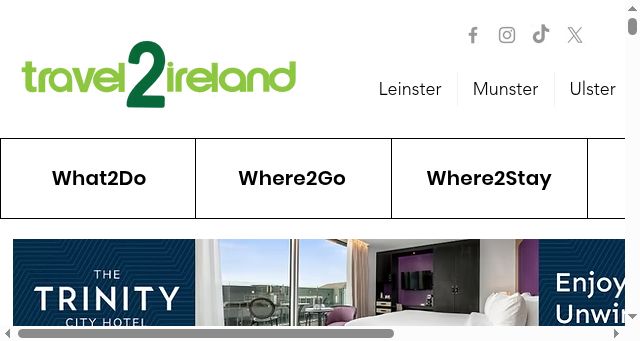 Screenshot of travel2ireland.ie