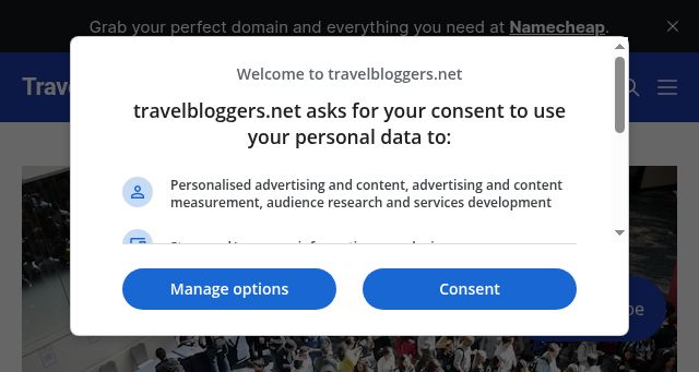 Screenshot of travelbloggers.net
