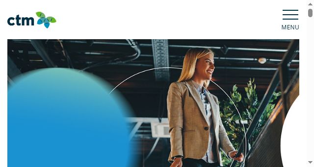 Screenshot of travelctm.com