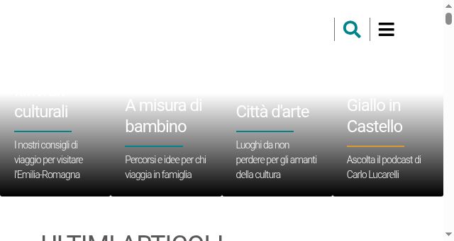Screenshot of travelemiliaromagna.it