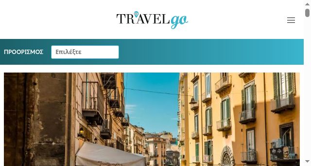 Screenshot of travelgo.gr
