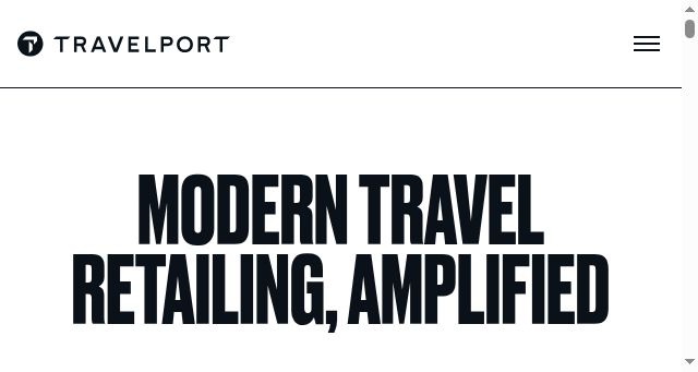 Screenshot of travelport.com