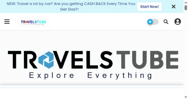 Screenshot of travels.tube