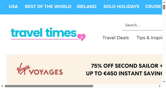 Screenshot of traveltimes.global
