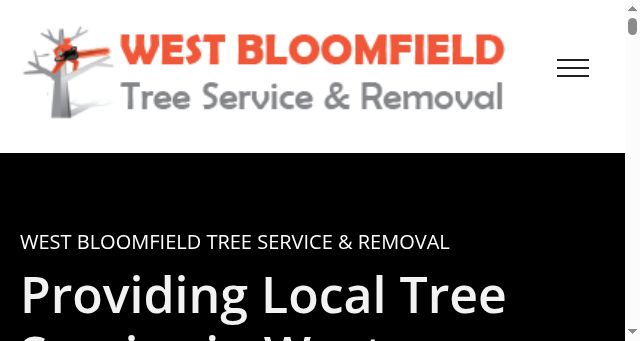 Screenshot of treeservicewestbloomfield.com