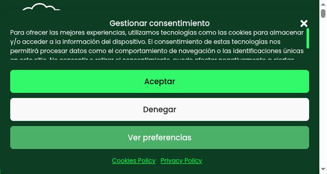 Screenshot of treesure.eu