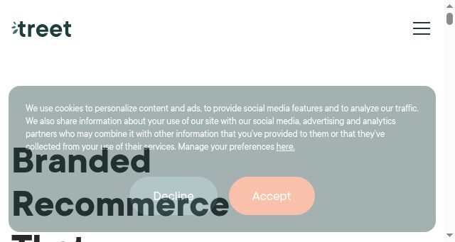 Screenshot of treet.co