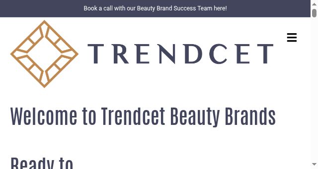 Screenshot of trendcet.com