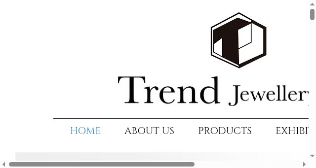Screenshot of trendjewelleryltd.com