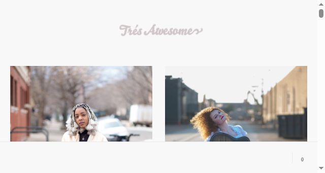 Screenshot of tresawesome.com