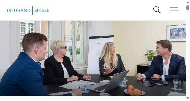 Screenshot of treuhandsuisse.ch