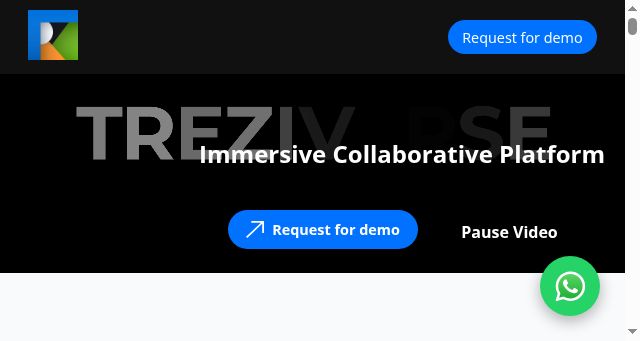 Screenshot of trezi.com