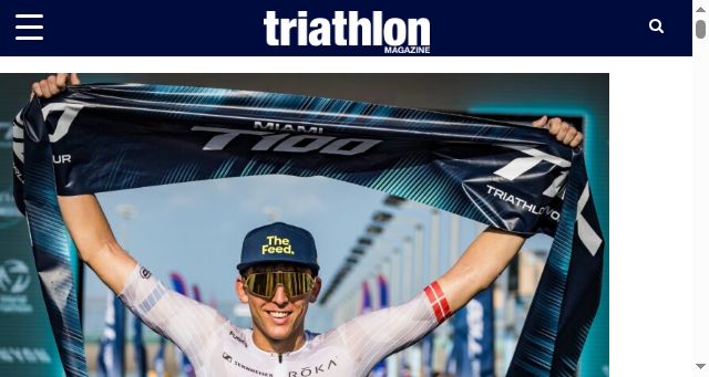 Screenshot of triathlonmagazine.ca