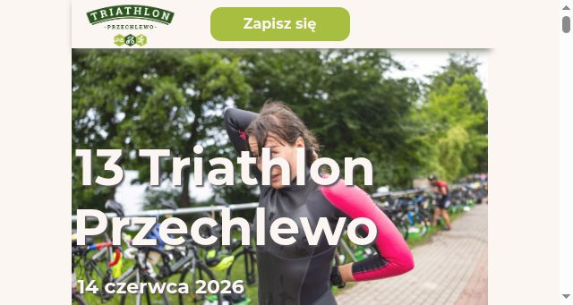 Screenshot of triathlonprzechlewo.pl