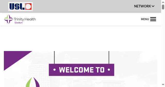 Screenshot of trinityhealthstadium.com