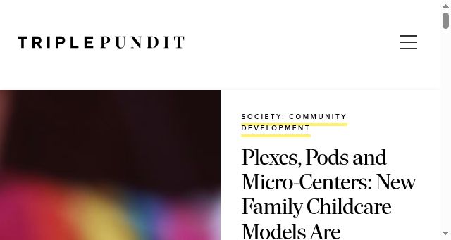 Screenshot of triplepundit.com