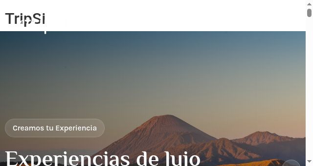 Screenshot of tripsi.mx