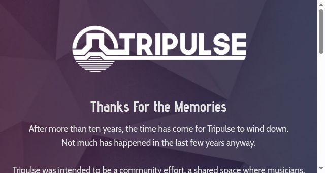 Screenshot of tripulse.link