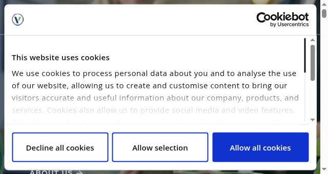 Screenshot of triviumpackaging.com