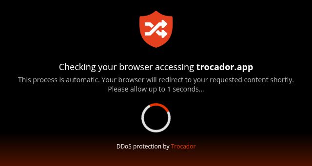 Screenshot of trocador.app