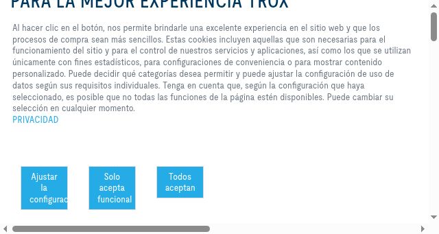 Screenshot of trox.es
