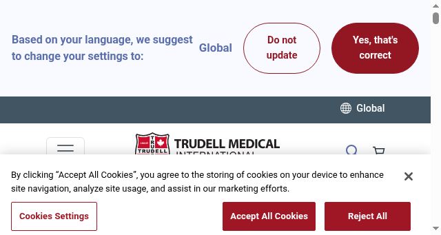 Screenshot of trudellmed.com