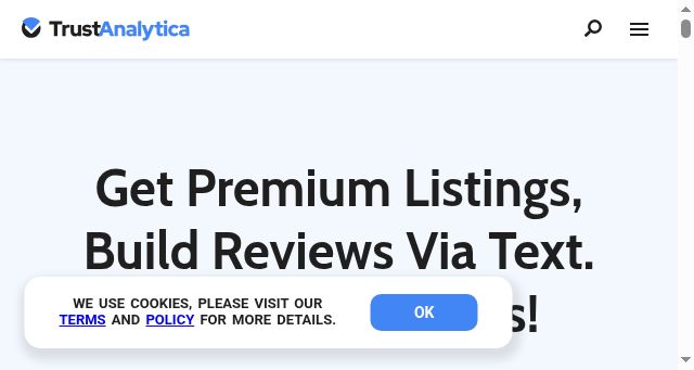 Screenshot of trustanalytica.org
