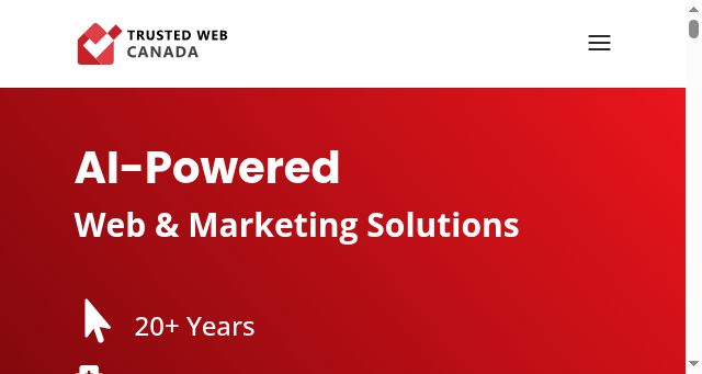 Screenshot of trustedweb.ca