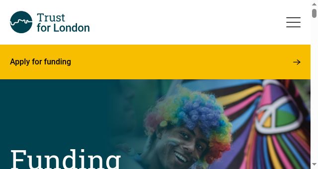 Screenshot of trustforlondon.org.uk