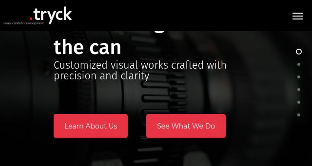 Screenshot of tryck.hu