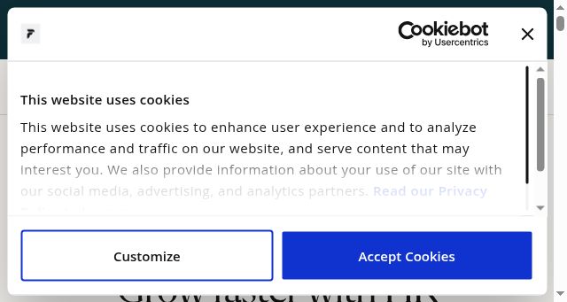 Screenshot of tryfinch.com