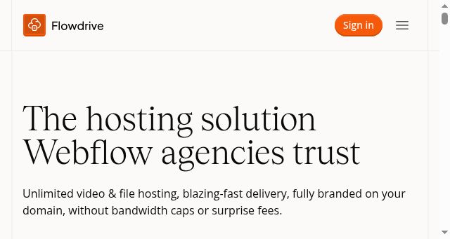 Screenshot of tryflowdrive.com