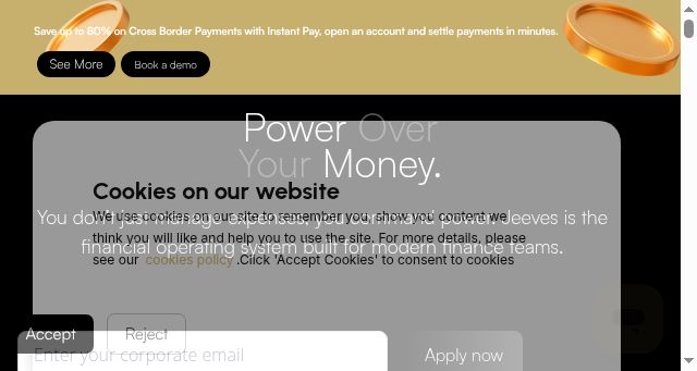 Screenshot of tryjeeves.com