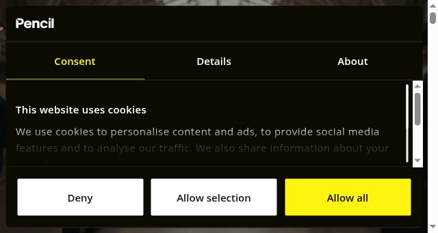 Screenshot of trypencil.com