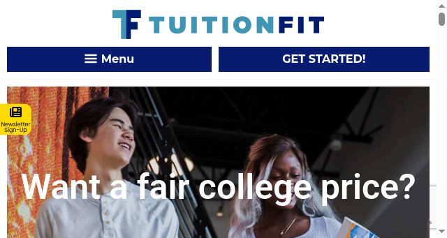 Screenshot of tuitionfit.org