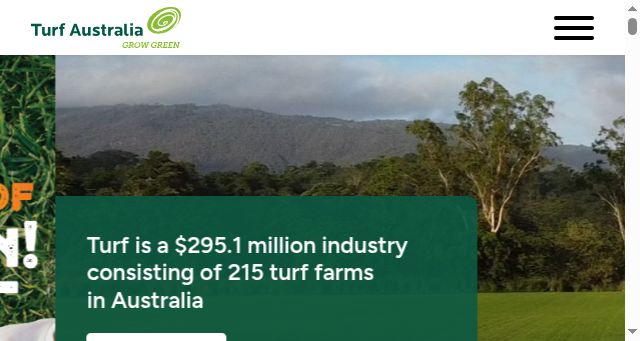 Screenshot of turfaustralia.com.au