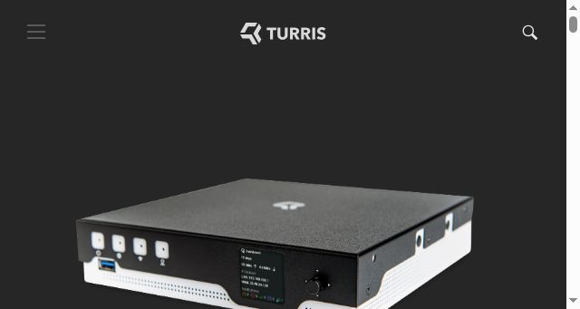 Screenshot of turris.cz