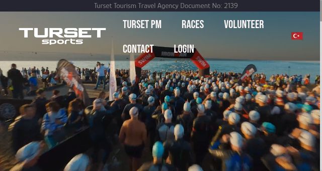 Screenshot of tursetsports.com