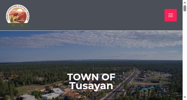 Screenshot of tusayan-az.gov