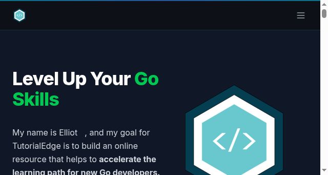 Screenshot of tutorialedge.net