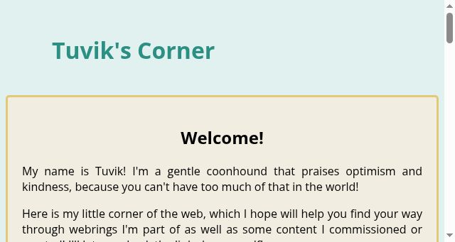 Screenshot of tuvik-dog.xyz