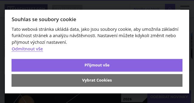 Screenshot of tvarchitect.com