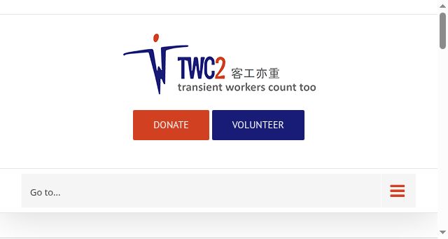 Screenshot of twc2.org.sg
