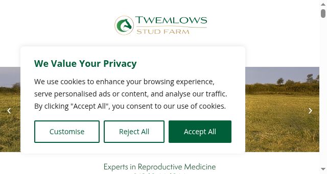 Screenshot of twemlows.co.uk