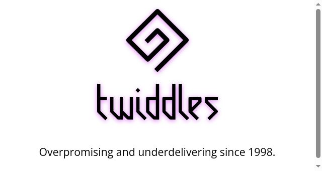 Screenshot of twiddles-site.netlify.app