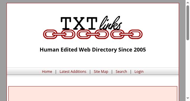 Screenshot of txtlinks.com