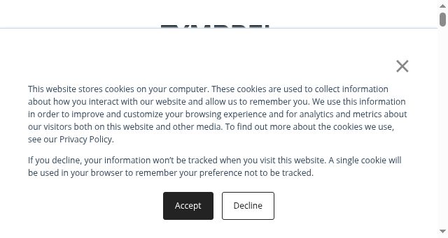 Screenshot of tymbrel.com